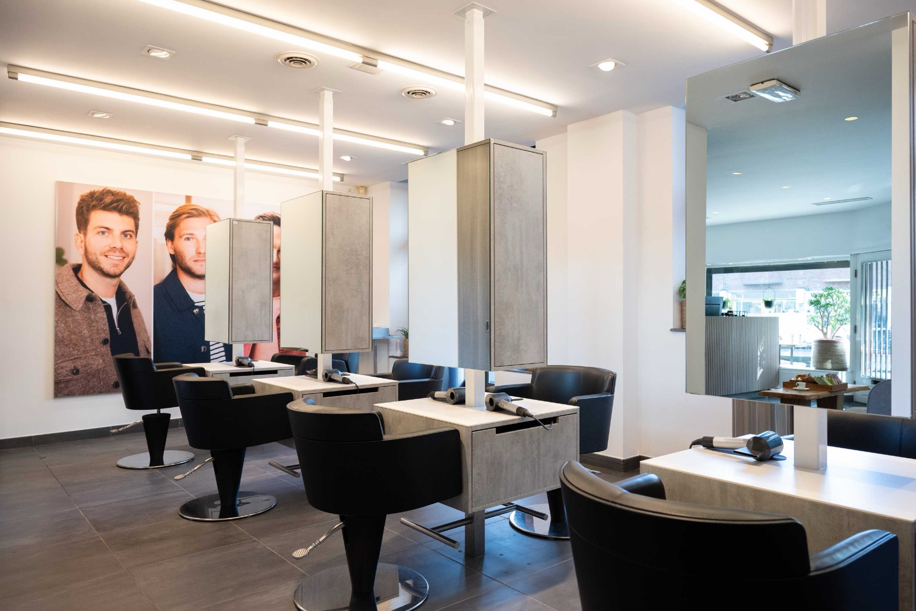 De salon aan de Scheldestraat